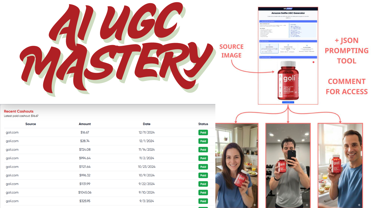 AI UGC Mastery: Create Hyper-Realistic Videos That Brands Pay For